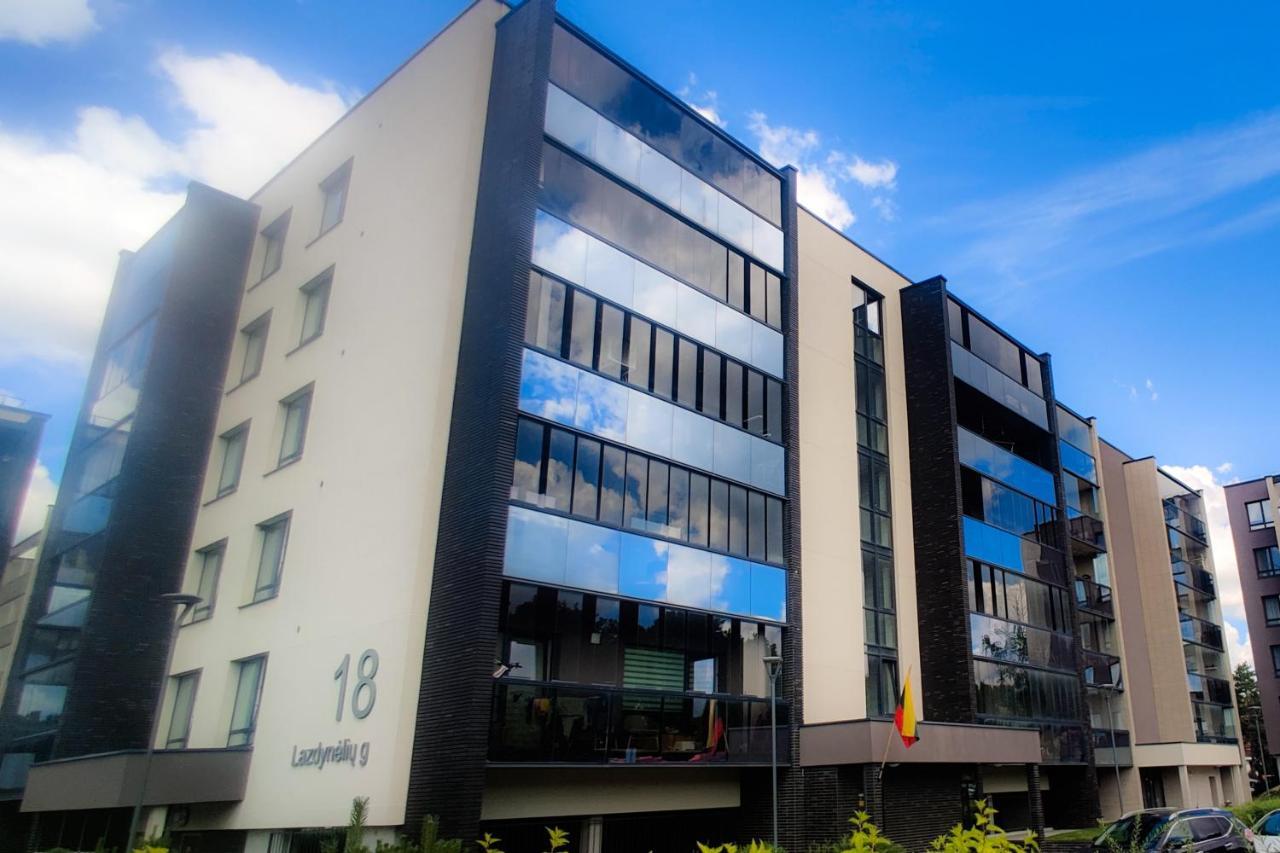 Erdvi Studija Spacious Studio Apartment Self Check In Vilna Exterior foto